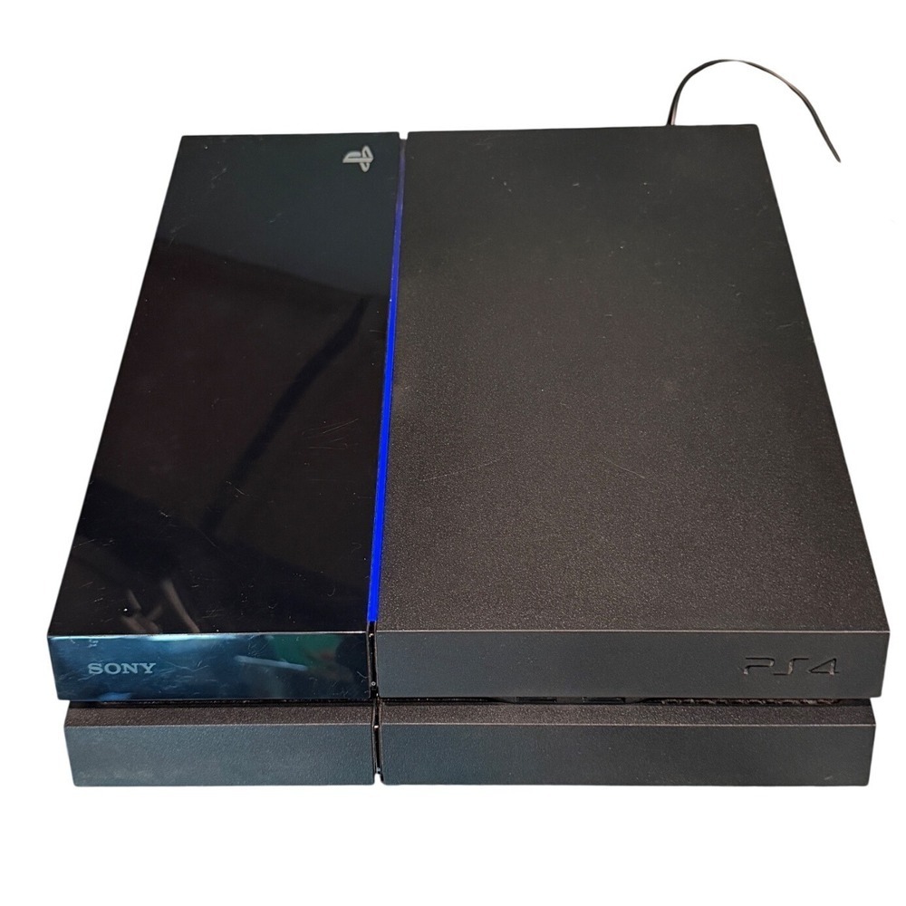 Sony PlayStation 4 PS4 500GB Console Jet Black CUH-1001A with Game Disc